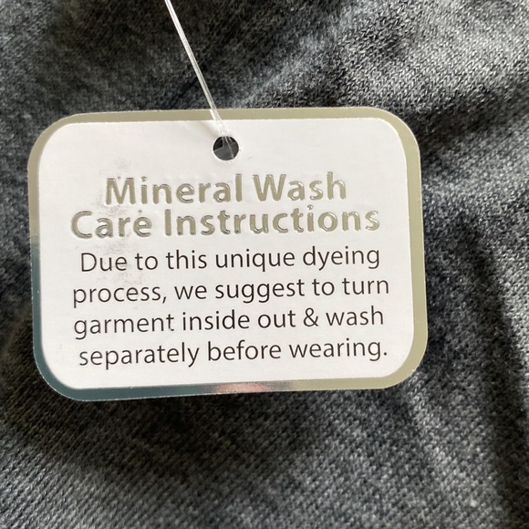 RBX “Charcoal” Mineral Wash Jogger With Rib Trim and Side Pockets Size Large NWT - Picture 8 of 8